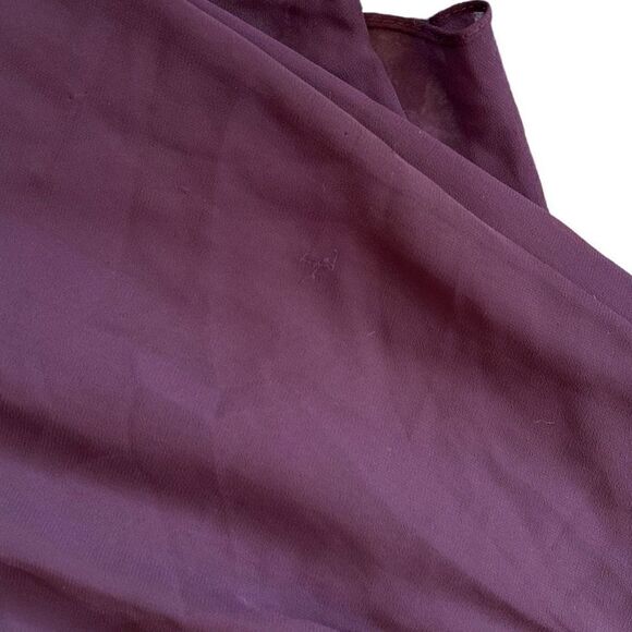 🐿️ Bill Levkoff Eggplant Color Strapless Cocktail Dress Size 12 - Picture 6 of 9